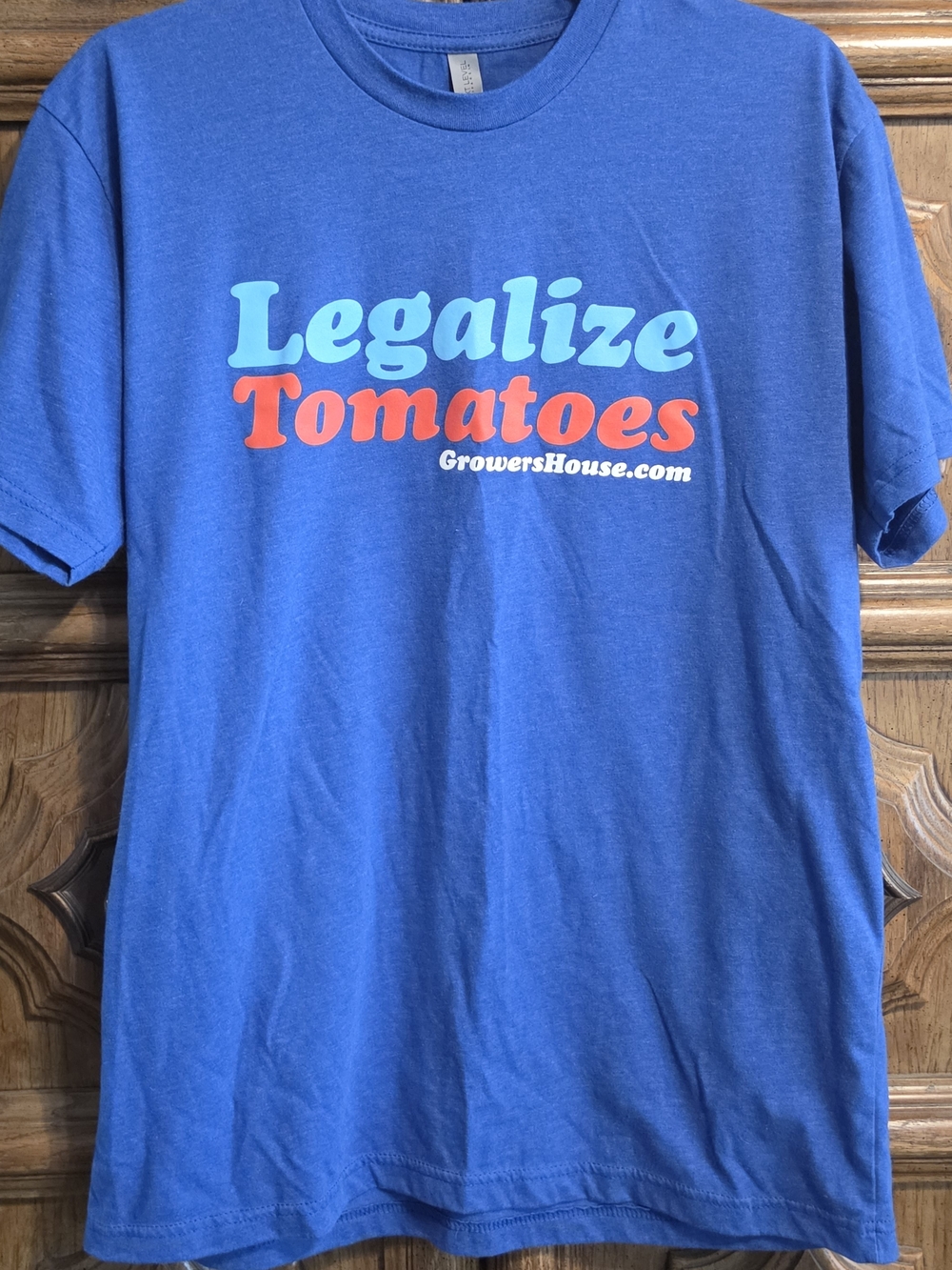 Next Level Apparel Royal Blue Legalize Tomatoes Tee